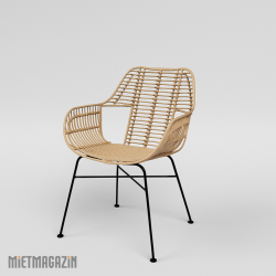Loungestuhl "Palm" mit Armlehnen
