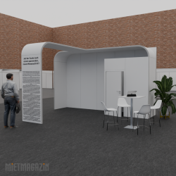 Messestand "Curved Vision"